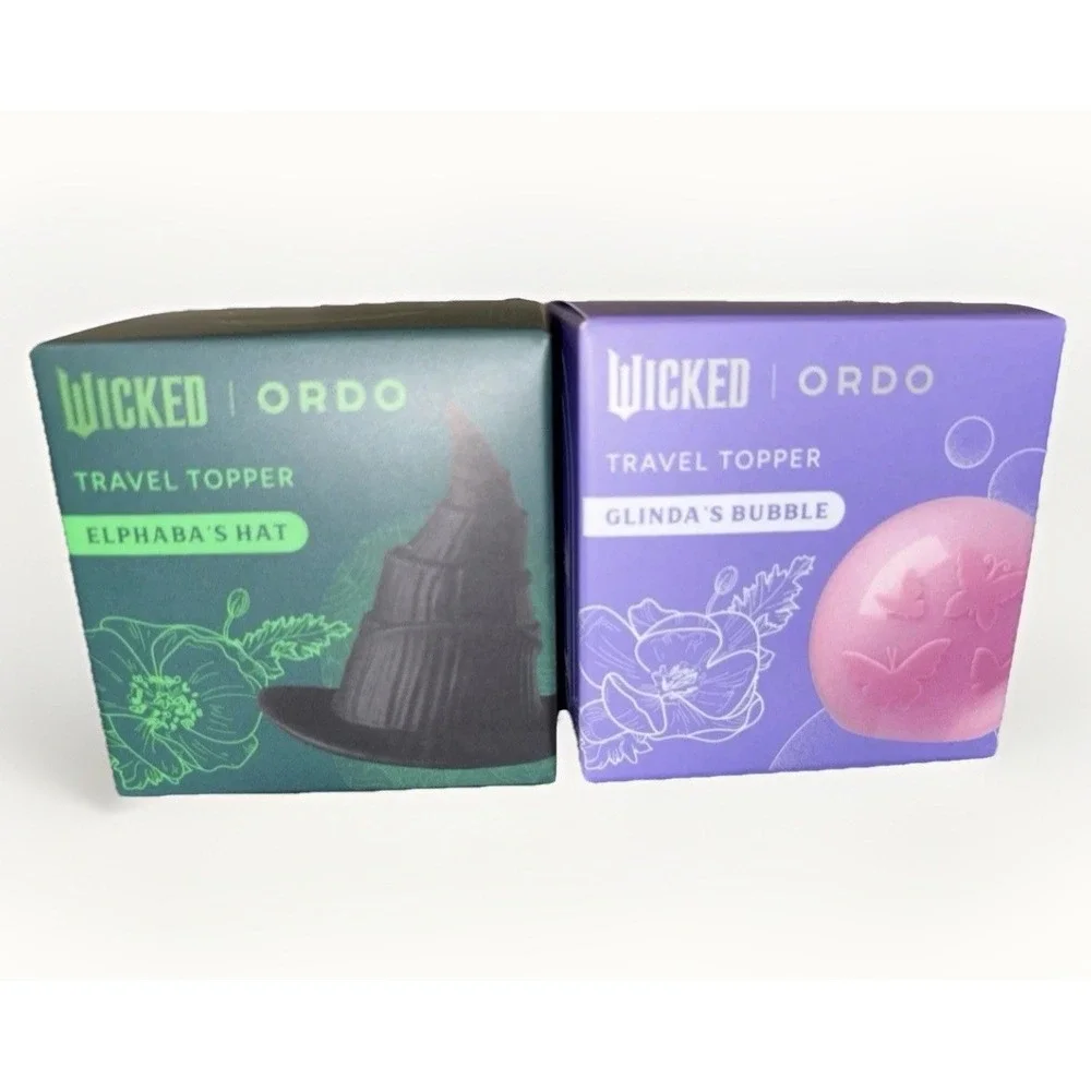 Ordo x Wicked Elphaba & Glinda Sonic Lite Toothbrush Toppers - PAIR (NIB)